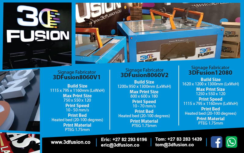 3D Fusion Signage Fabricators