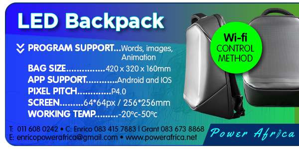 LED Backpack