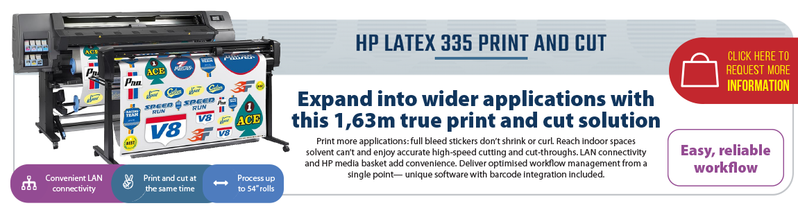 Midcomp HP Latex 335 Print and Cut